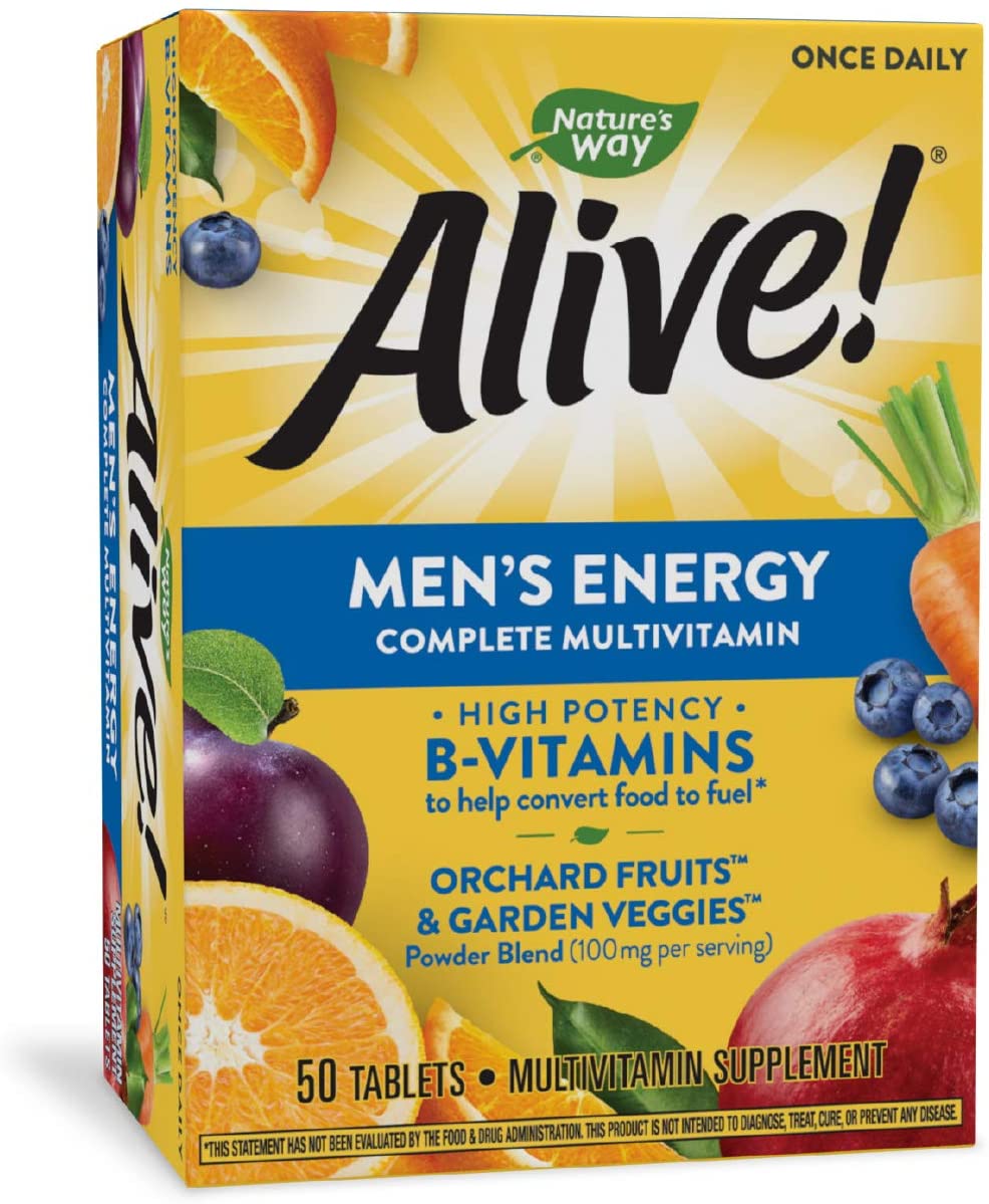 NATURE'S WAY® Alive!® Men’s Energy Multivitamin, 60 Capsules