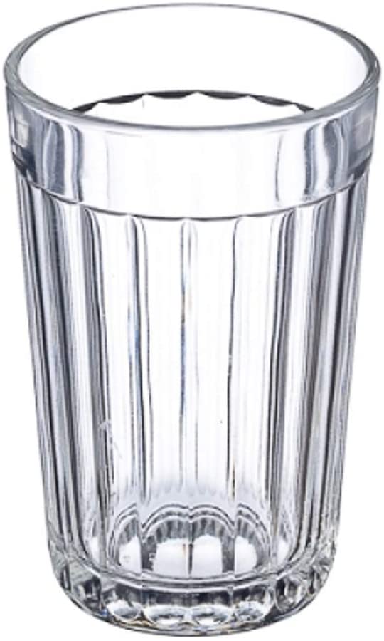 NEMAN Russian Traditional Granyoniy Paneled Hot Tea Glass, 7 oz. / 200 ml