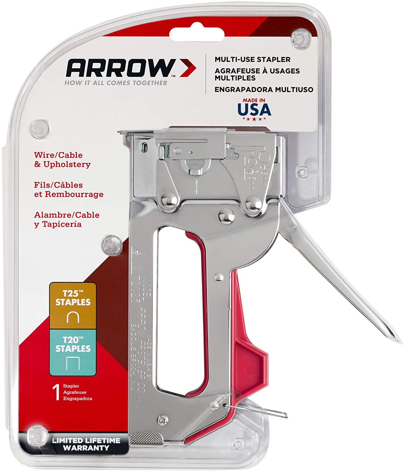 ARROW® T2025 DUAL PURPOSE STAPLE GUN