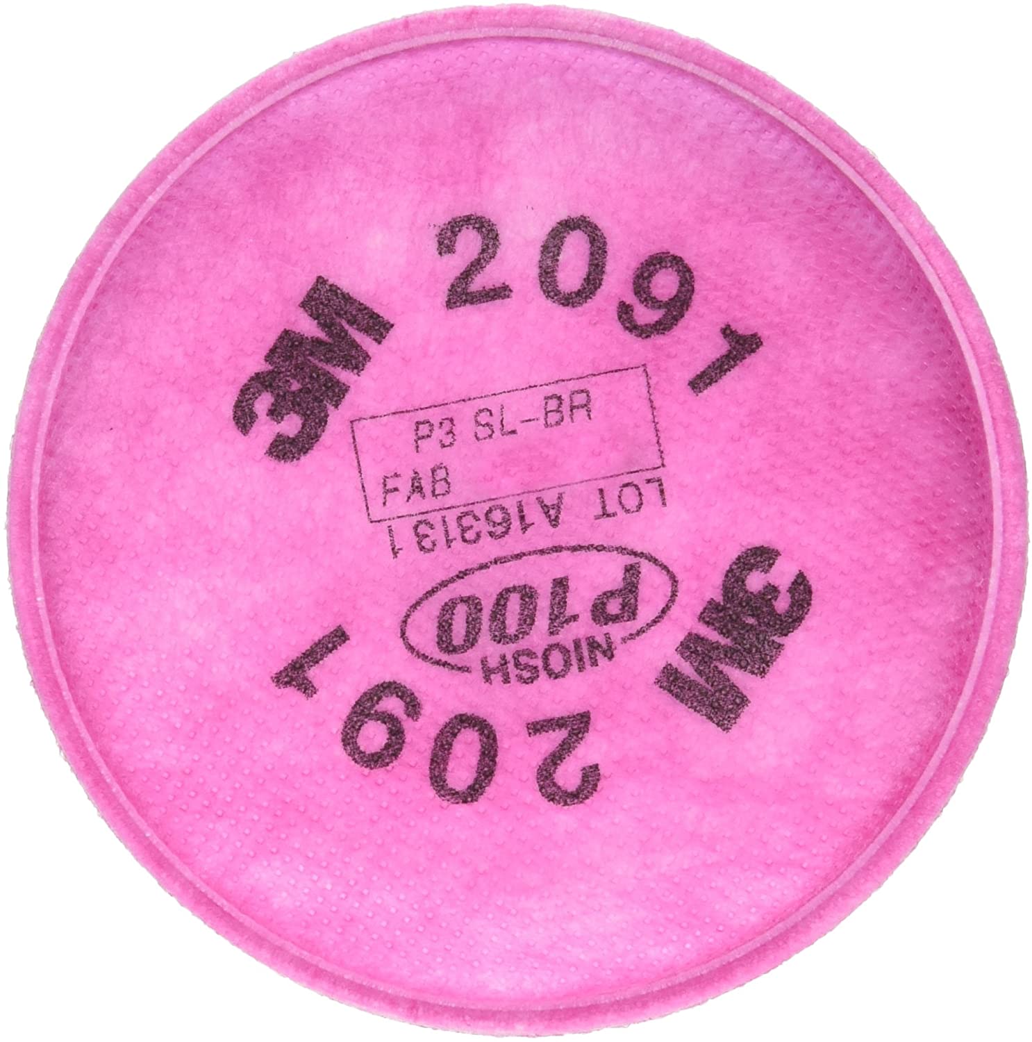 3M™ P100 Particulate Filters 2091PC1-30B, 6 pair/pack