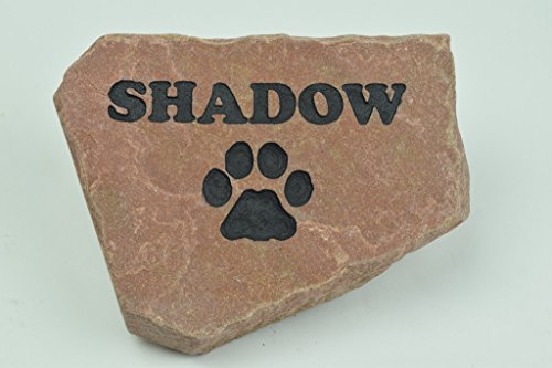 GraphicRocks SHADOW Pet Memorial Artificial Garden Stone