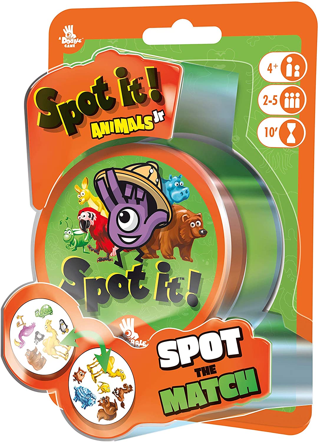 ZYGOMATIC Spot It™ Card Game: Junior Animals