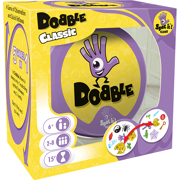 DOBBLE™GEME DOUBLE CLASSIC The original with its 5 mini-games