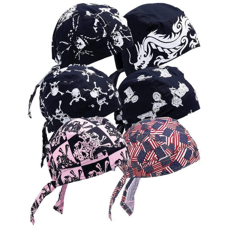 6pc Assorted Cotton Skull Cap Set - NORTH FIRST PLUS, LLC