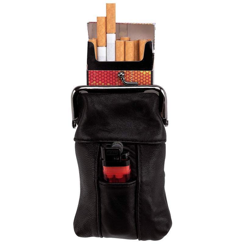 Genuine Leather Cigarette Case