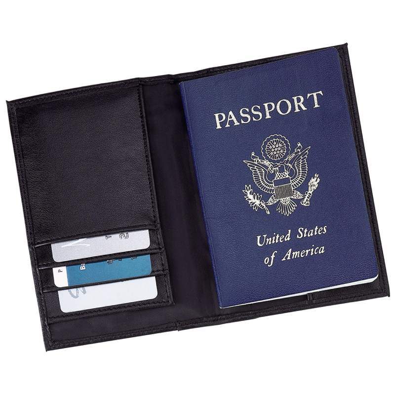 Solid Genuine Leather Passport Cover