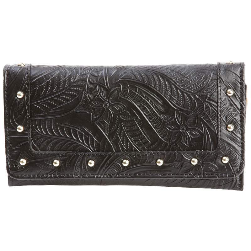 Ladies&apos; Solid Genuine Leather Wallet