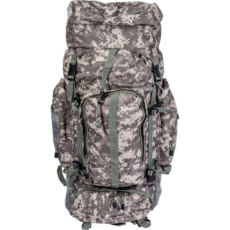 Digital Camo Water-Resistant, Heavy-Duty Mountaineer&apos;s Backpack