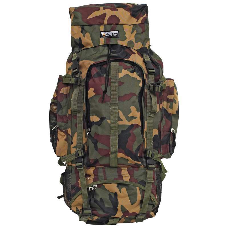 Pattern Camouflage Water-Resistant, Heavy-Duty Mountaineer&apos;s Backpack