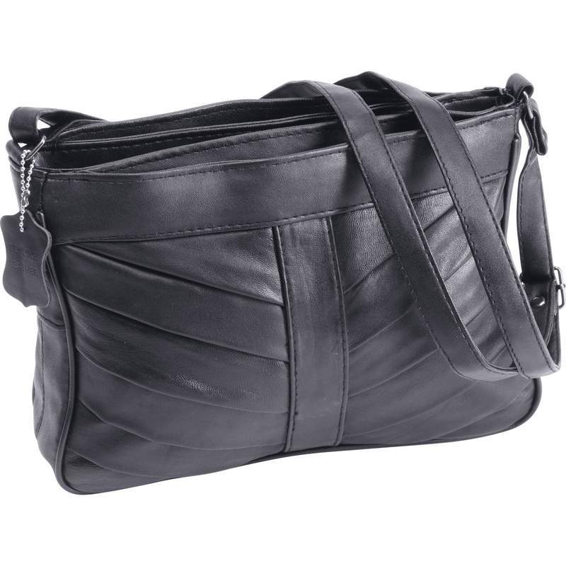 Solid Genuine Lambskin Leather Purse