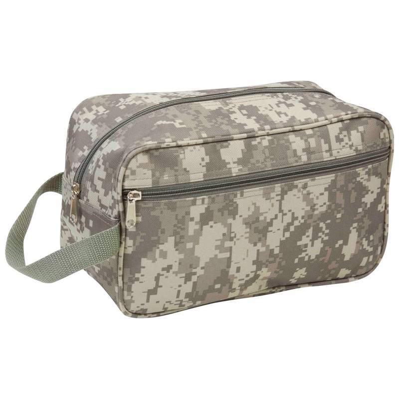 Digital Camo Water-Resistant 11" Travel Bag