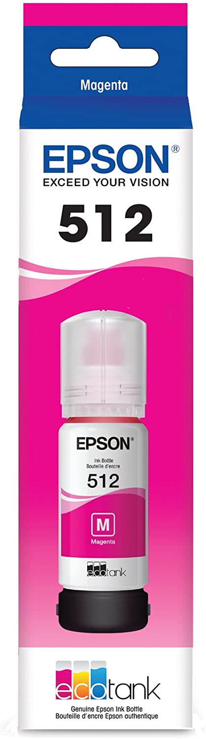 EPSON® T512, Magenta Ink Bottle, T512320-S