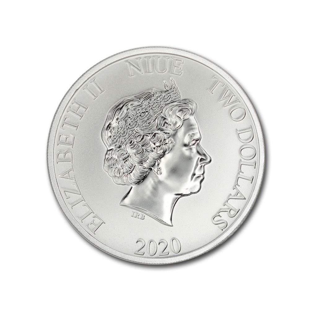 Silver Jurassic Park Commemorative Coin 999 Fine Silver, 1 oz