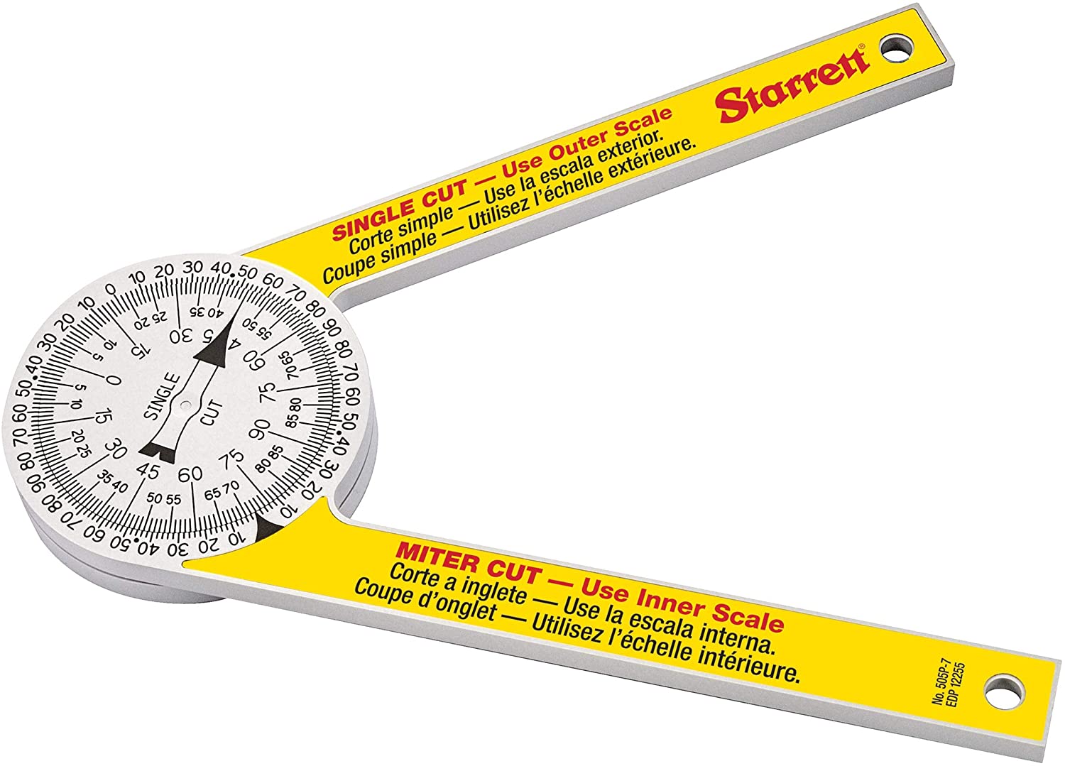 Starrett® 505P-7 Miter Protractor