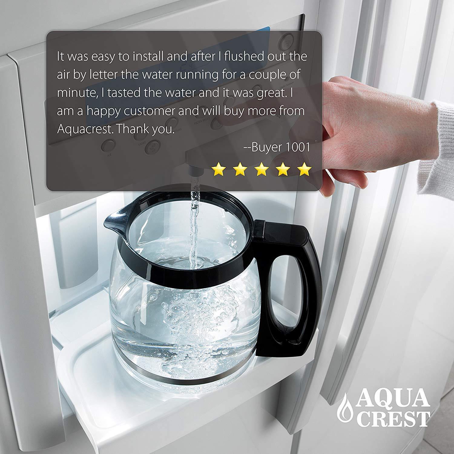 AquaCrest DA29-00020B Refrigerator Water Filter Replacement for Samsung DA29-00020B, DA29-00020A (Pack of 1) - NORTH FIRST PLUS, LLC