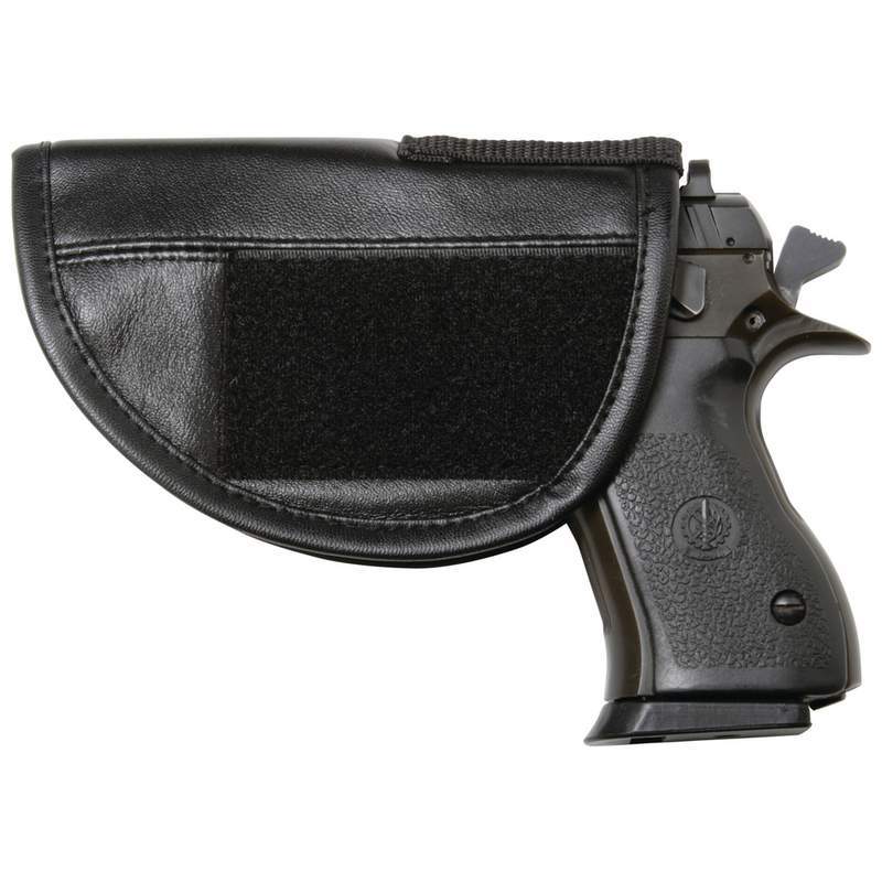 Solid Genuine Leather Handgun Storage Holster