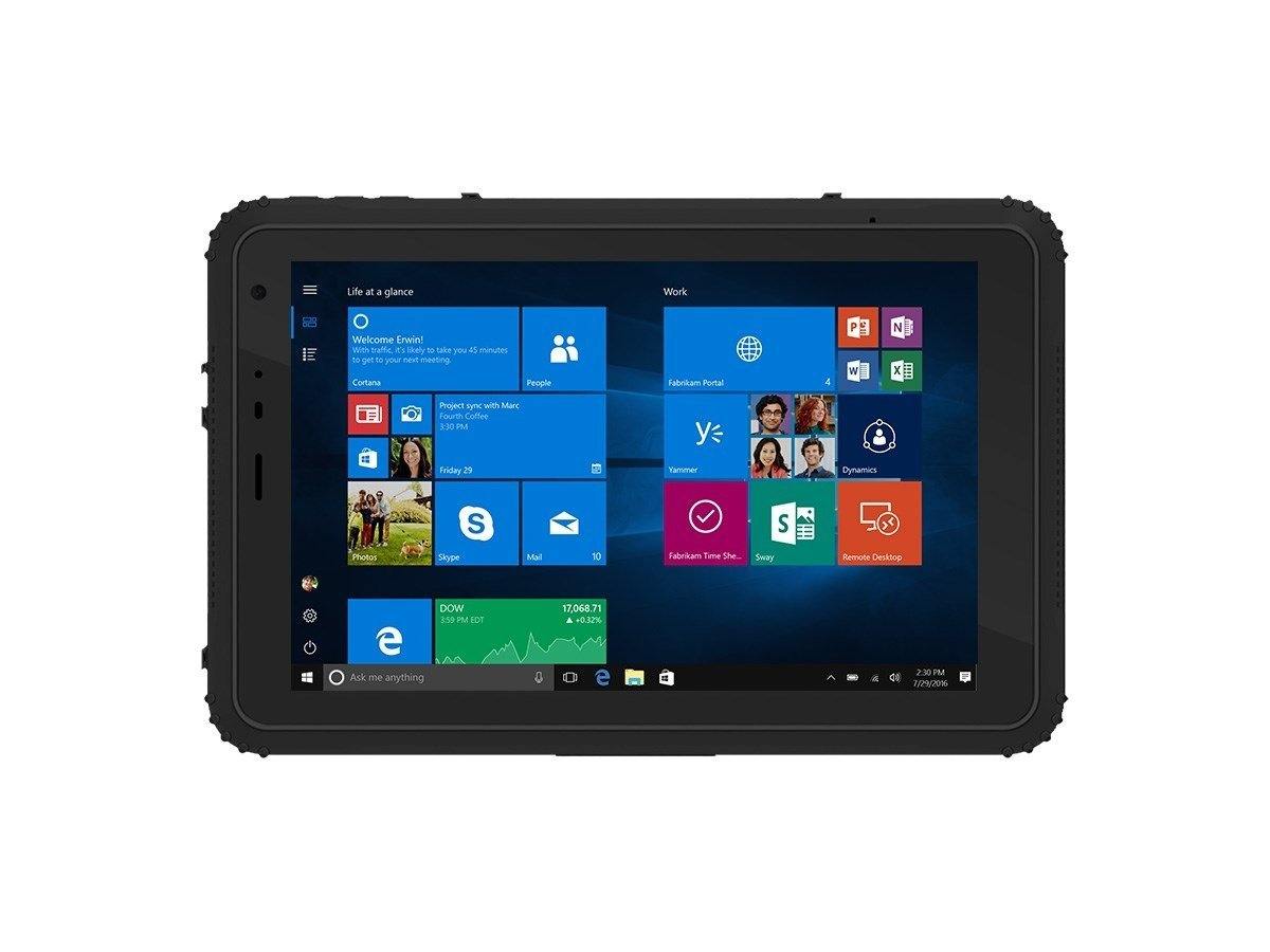 Vanquisher 8-Inch Ultra Rugged Tablet PC, Windows 10 PRO  Intel Quad Core CPU  GPS GNSS  Gorilla Glass Panel  IP67 Waterproof, For Enterprise Mobile Work - NORTH FIRST PLUS, LLC