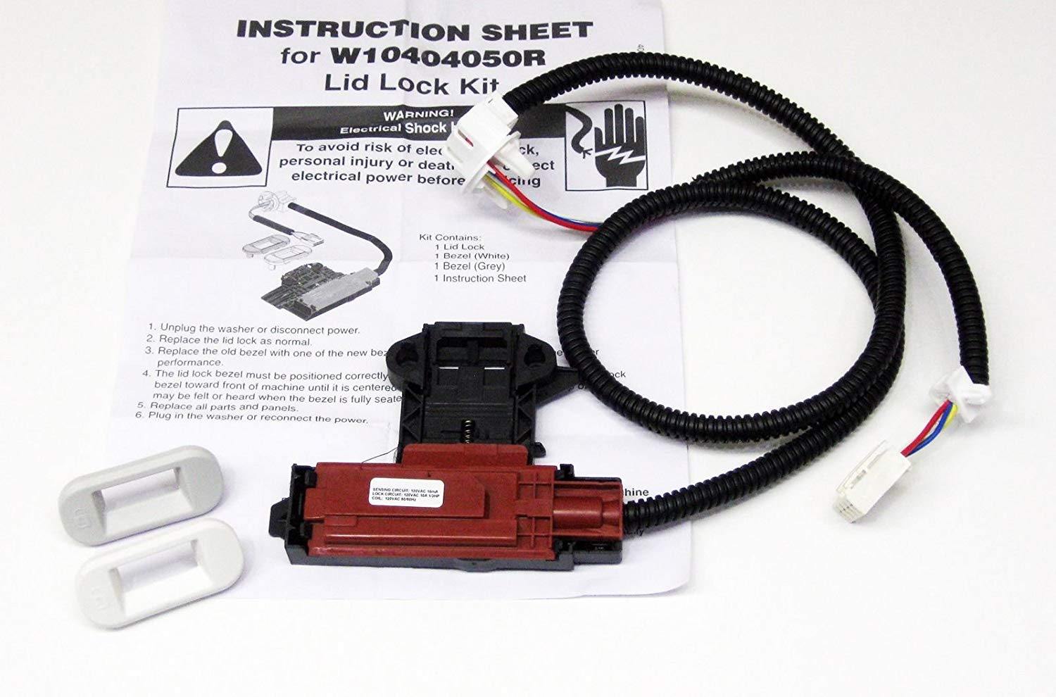 Noa Store W10404050 Lid Lock Latch Switch for Whirlpool Kenmore Washer Washing Machine - NORTH FIRST PLUS, LLC