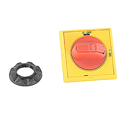 Disconnect Switch, Selector Handle, Yellow, 6mm Shaft