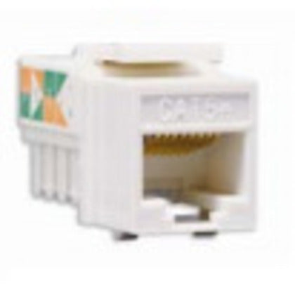 Snap-In Jack, T568A/B, CAT5e, Keystone, White