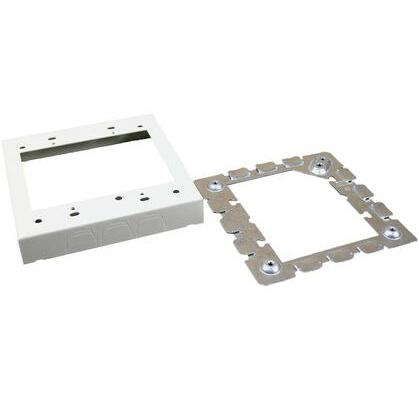 Flush Type Extension Adapter, 2-Gang, 500/700 Series, Ivory