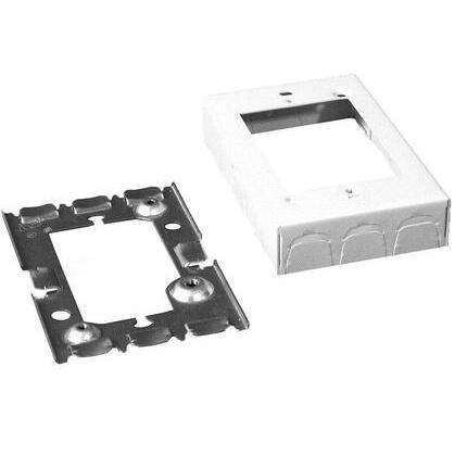 Flush Type Extension Adapter, 1-Gang, 500/700 Series, Ivory