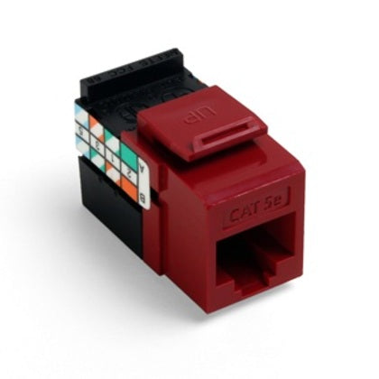 Snap-In Category 5e Connector, Red