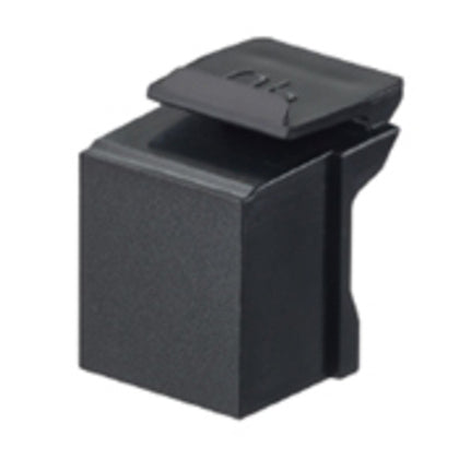 Snap-In Blank, Quickport Module, Black, Bag of 10