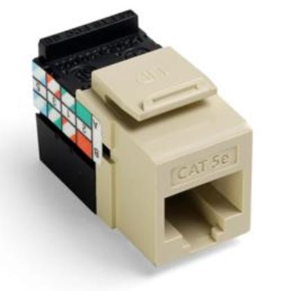 Snap-In Category 5e Connector, Ivory