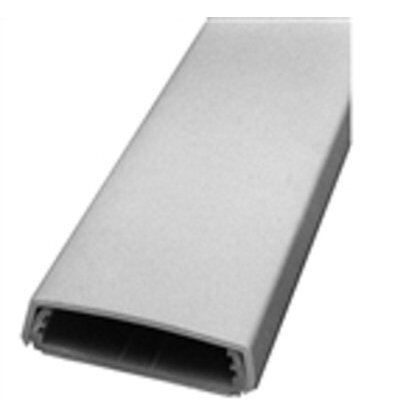 Raceway Base & Cover, Non-Metallic, Ivory, 2-1/4" x 5', Order of 5' = 1 Piece of Raceway